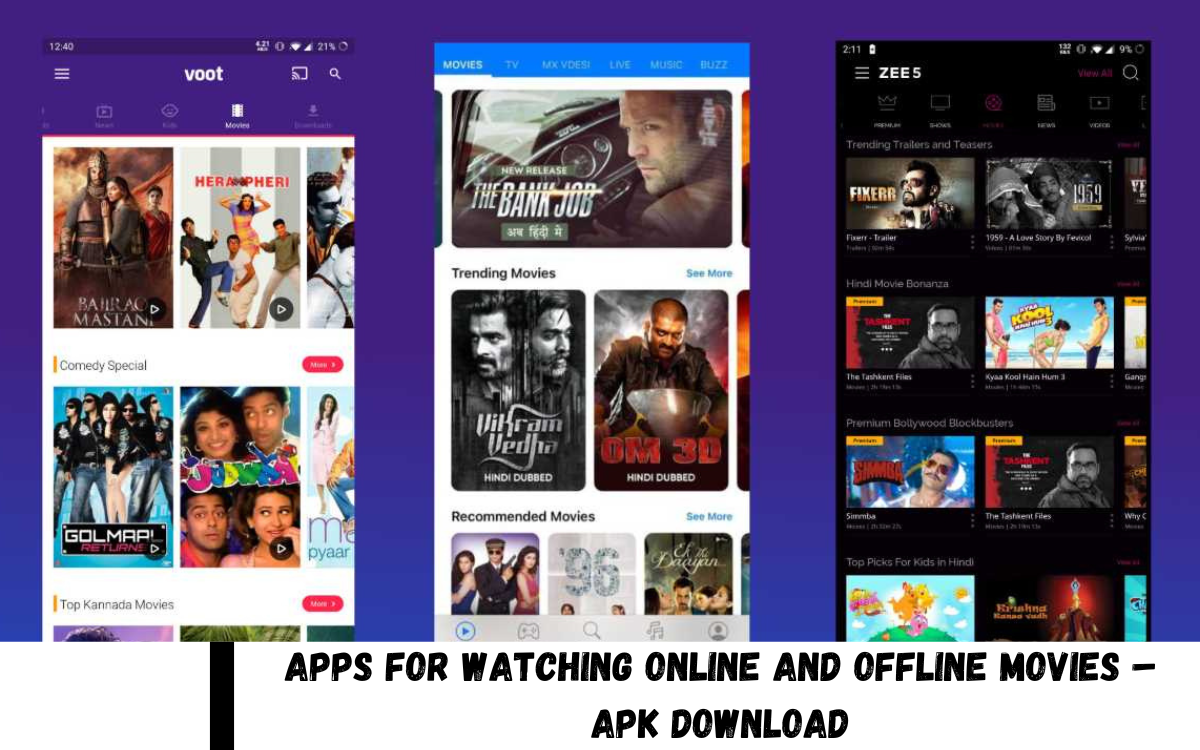 Apps for Watching Online and Offline Movies